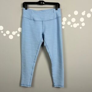 Calia by Carrie Underwood Blue Mid Rise Cropped Leggings Size Medium
